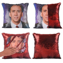(Nicolas Cage, 40cmx40cm) 40cm Changing Pillow Donald Trump Portrait Cushion Cover