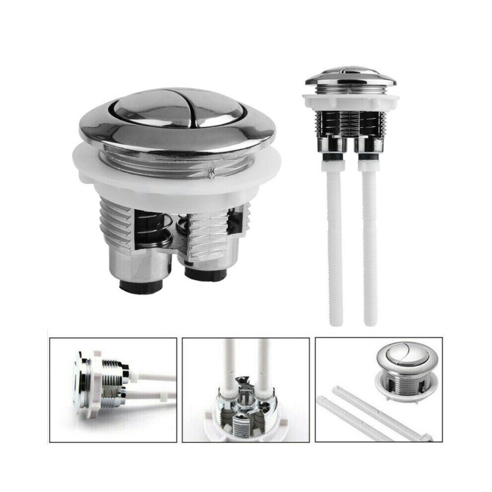 Universal Dual Flush Push Button Replacement Toilet Cistern Flush Water Saving 699346090815