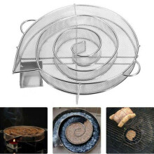 Smoke Generator BBQ Burn Smoker Box Grill Sausage Meat Stainless Steel Basket