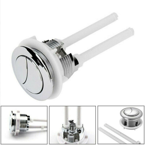 Universal Dual Flush Push Button Replacement Toilet Cistern Flush Water Saving 2