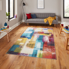 (120 x 170 Cm) Think Rugs Rio G4721 Digital Print Flat Weave Rug
