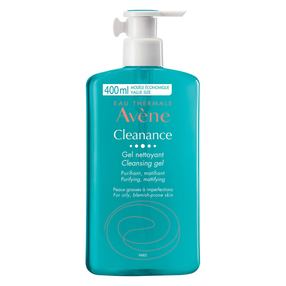 Avene Cleanance Cleansing Gel Cleanser for Blemish-Prone Skin 400ml