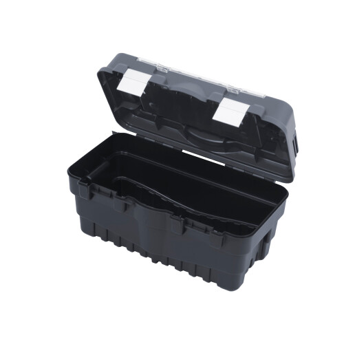 URBN Living (500 RS) Large Plastic Black Lockable Lid Storage Toolbox 2