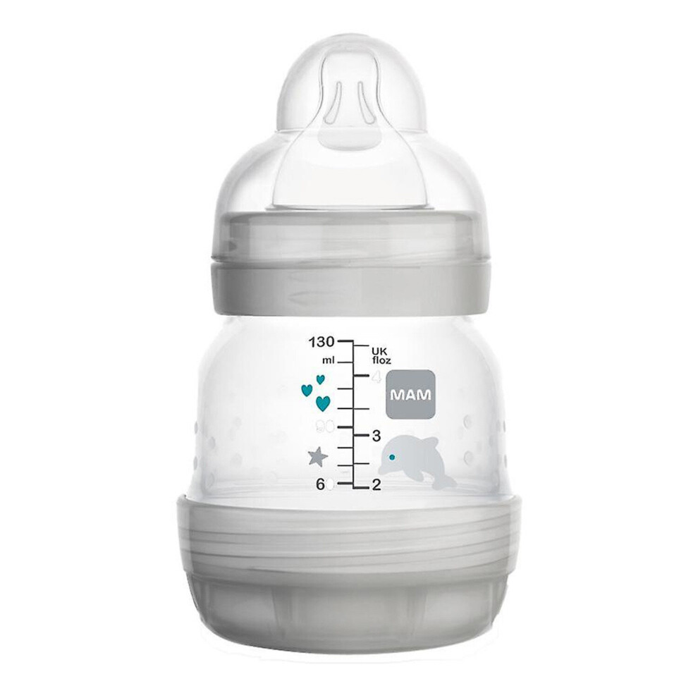 Mam Easy Start Anti-Colic Baby Bottle 130Ml - Grey