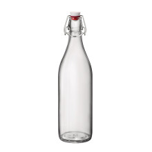 (1 Litre) Bormioli Rocco 1L Clear Glass Flip Top Lid Bottles