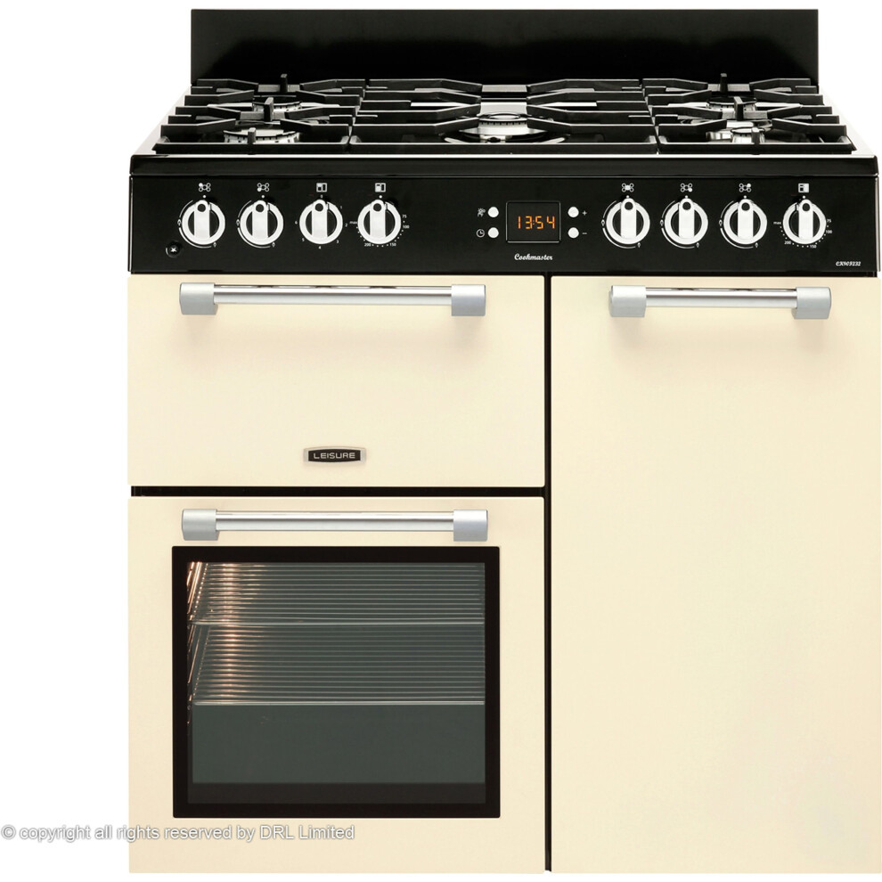 Leisure Cookmaster Ck90f232c 90Cm Dual Fuel Range Cooker - Cream