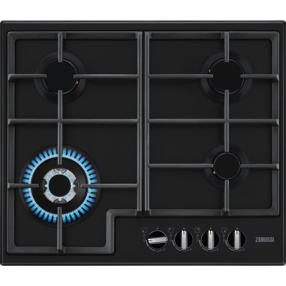 Zanussi ZGNN645K 60cm Gas Hob - Black