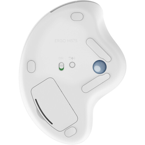 Logitech Logitech Ergo M575 Wireless Trackball Mouse - Ergonomic, Thumb-Controlled, Space-Saving, White 2