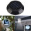Solarize Set of 4 Gutter Fence Lights Black 2
