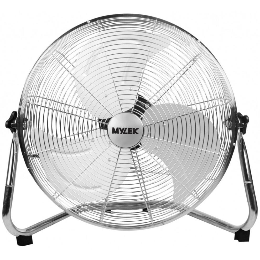 (18") Chrome High Velocity Air Circulator Floor Fan