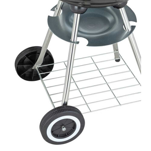 Refurbished Home 43cm Kettle Charcoal BBQ - Black 2