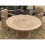 Teak Round Table 150cm 6 stacking chairs 2