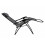 Home Zero Gravity Metal Sun Lounger - Grey 3