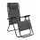 Home Zero Gravity Metal Sun Lounger - Grey 1