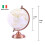 Exerz 20cm Globe Golden Colour Metallic - Educational, Geographic, Mod 3