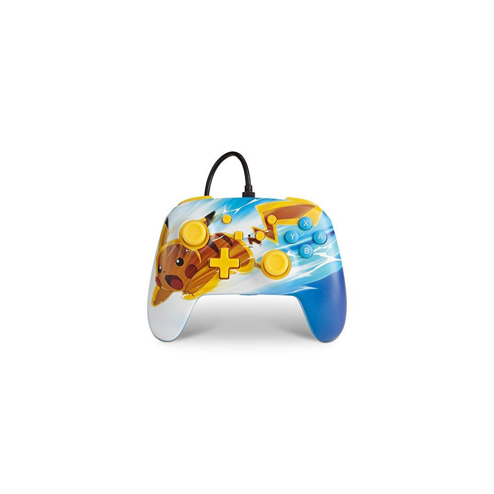 Powera Enhanced Wired Controller For Nintendo Switch Â Pikachu Charg