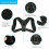 (L) Posture Corrector Back Support Body Brace Wellness Lumbar Shoulder Support Belt 10