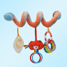 (Cat) Baby Pram Crib Spiral Plush Toys Stroller and Travel Activity Toy Gift