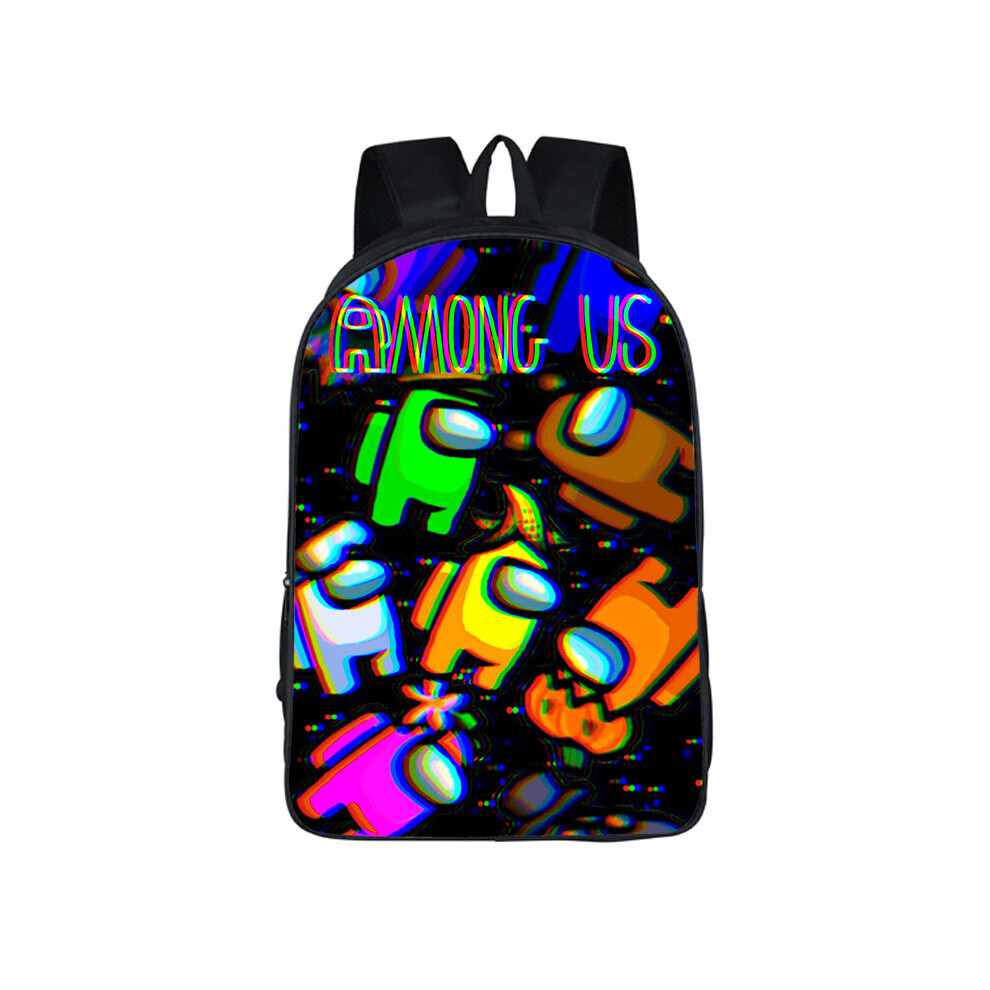 (2) Among Us Backpack Kid Schoolbag Travel Bag Rucksack