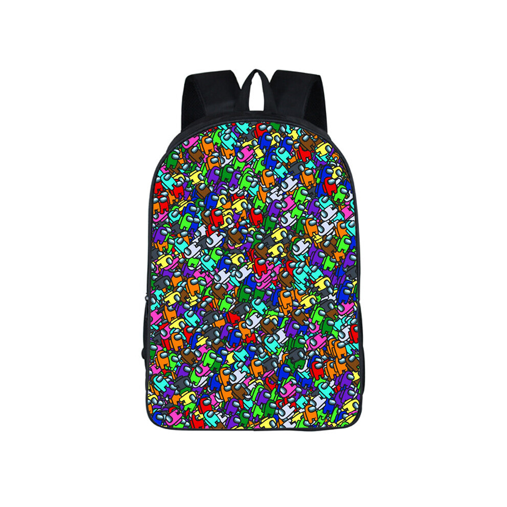 (25) Among Us Backpack Kid Schoolbag Travel Bag Rucksack