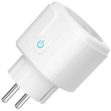 (EU PLUG 16A, 2Pcs) Wifi Smart Plug Socket Tuya Smart Life App Work With Voice Control Power Monitor