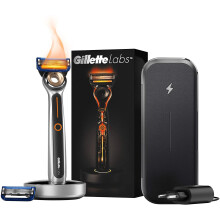 Gillette Labs Beheizter Rasierapparat für Männer Reise-Set