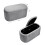 Living And Home (Grey) Tufted Velvet Oval Storage Ottoman Stool 3