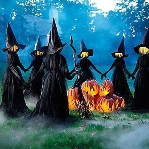 Halloween Licht-Up Hexen Geist Dekoration
