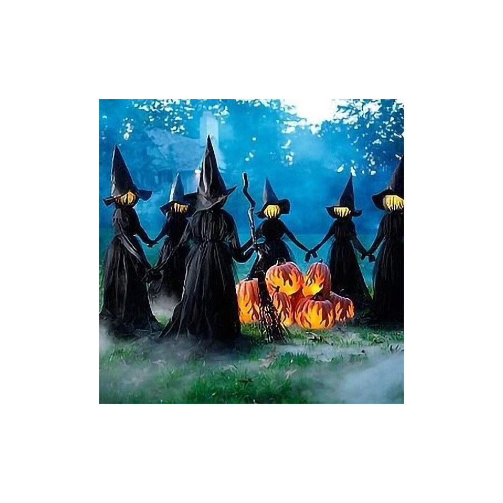 Halloween Light-Up Witches Ghost Decoration