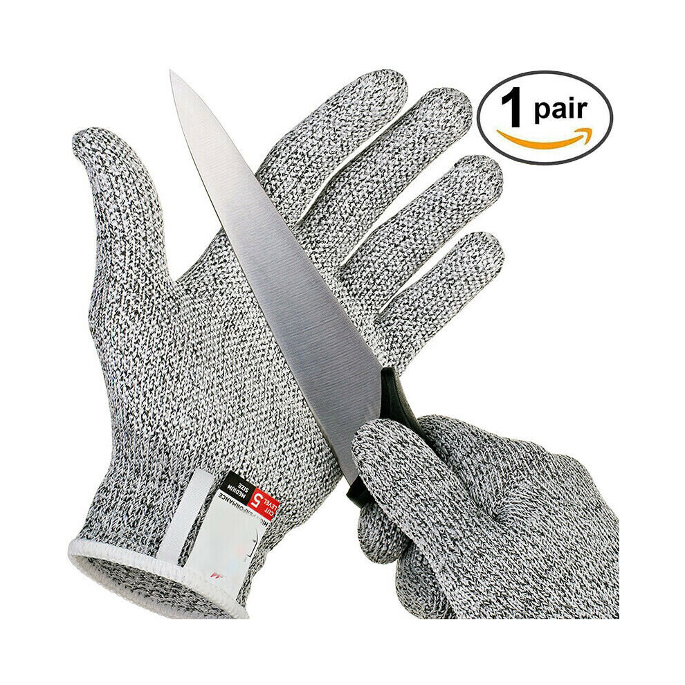 (S) Anti Cut Gloves Safety Cut Proof Stab Resistant Stainless Steel Safety Gloves 9339130418883