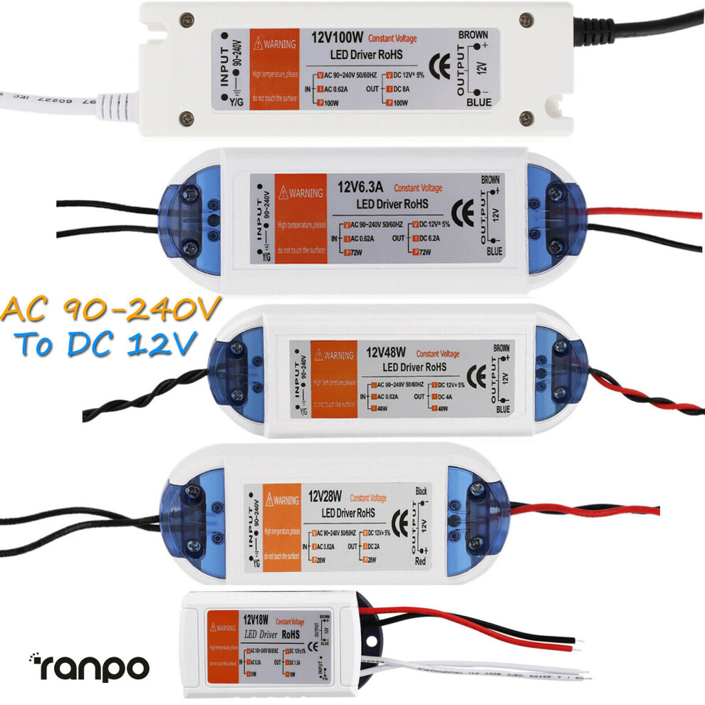 (Dc 12V-2A-28W) Led Driver Adapter Ac 220 -240V To Dc 12V Transformer Power Supply For Led Strip 9339130418623