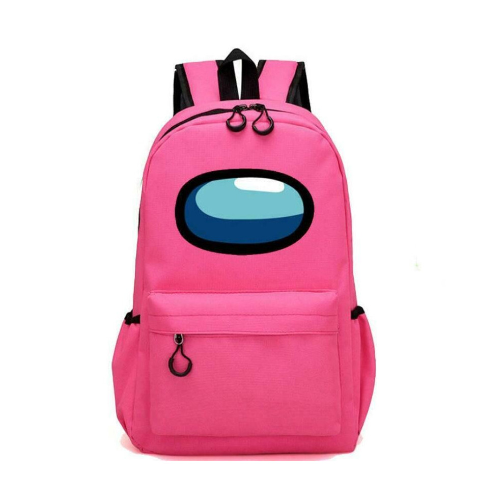 (Pink) Among Us Shoulder Backpack School Bag Rucksack Multicoloured
