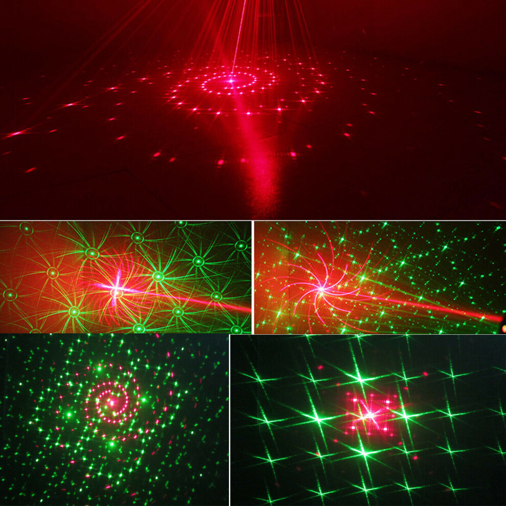 Red green laser clearance light show