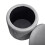 Living And Home (Grey) Round Ottoman Storage Pouffe Stool Velvet Footstool 6