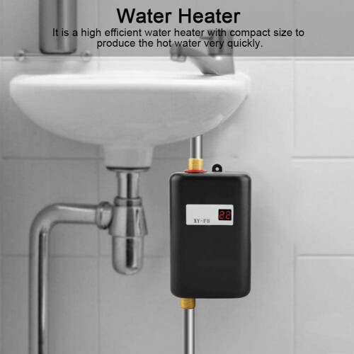 Mini Electric Instant Tankless Hot Water Heater LCD Display 1