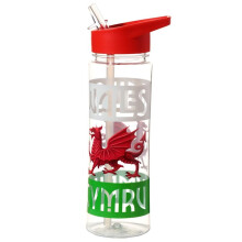 Reusable Welsh Dragon Wales Cymru 550ml Water Bottle