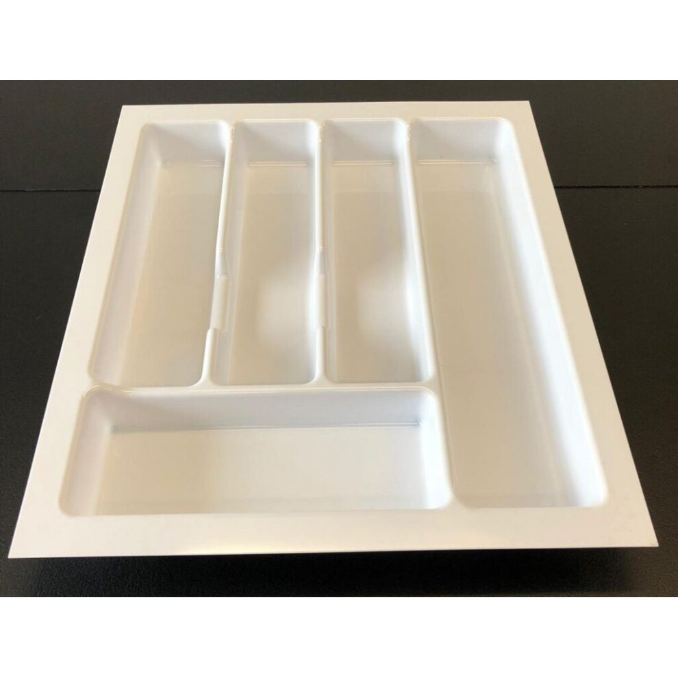 (450mm (380x430), White) Quality plastic cutlery trays UNI