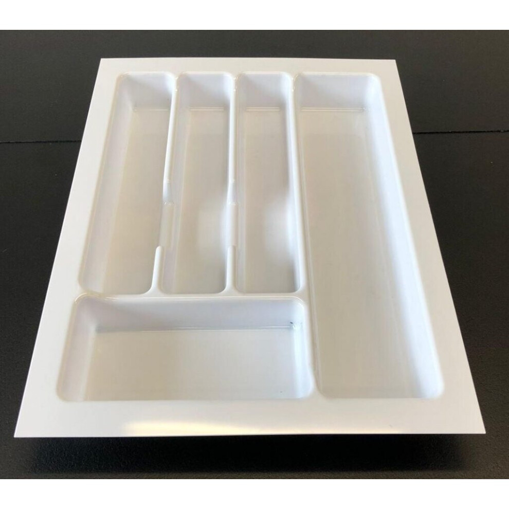 (400mm (330x430), White) Quality plastic cutlery trays UNI