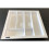 (500mm (430x430), White) Quality plastic cutlery trays UNI 1