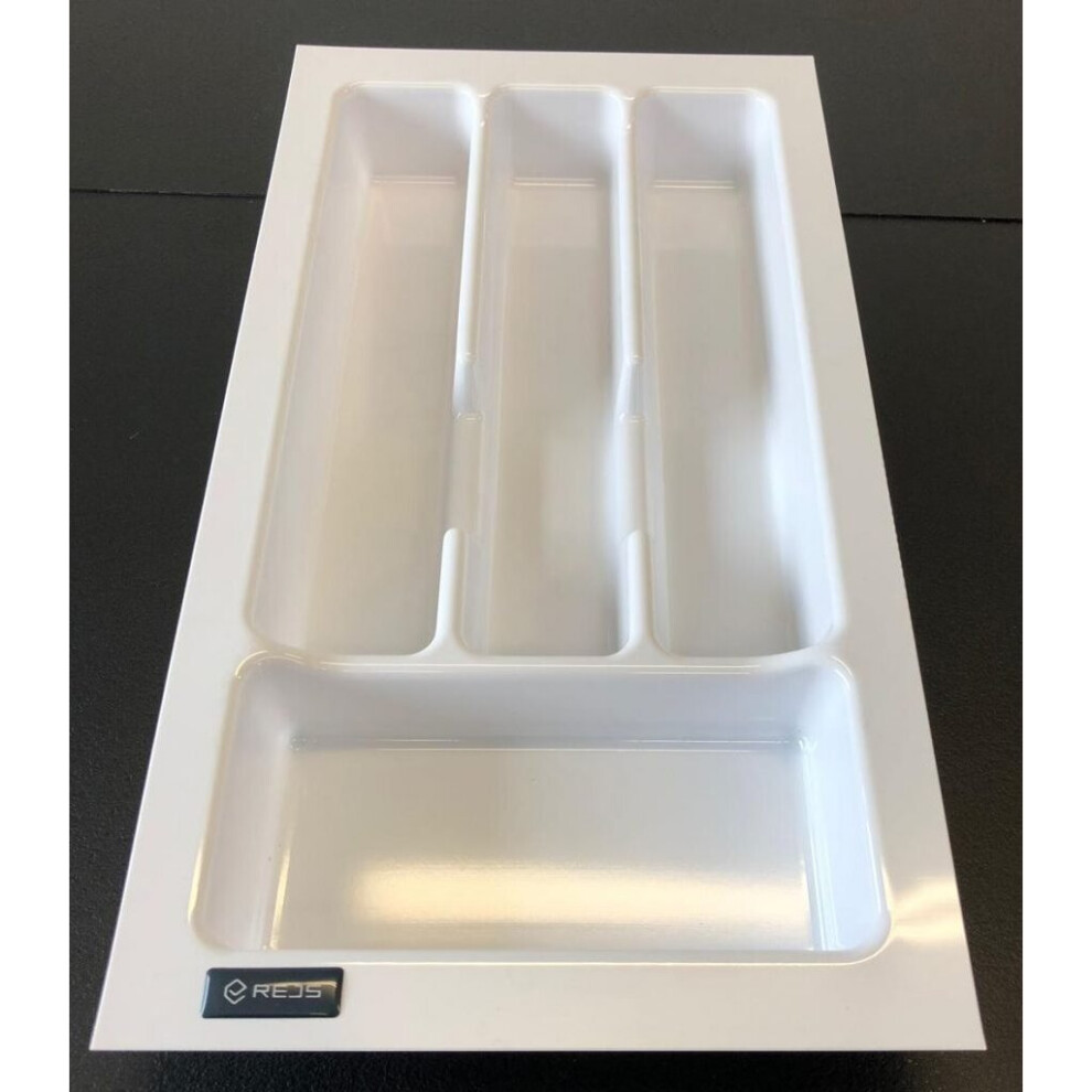 Rejs (300Mm (230X430), ) Quality Plastic Cutlery Trays Uni White