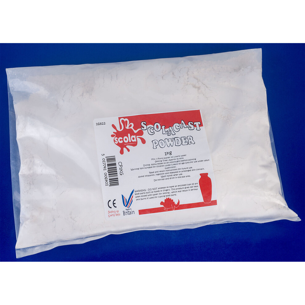 Scola CP1KG Plaster of Paris 1kg Bag