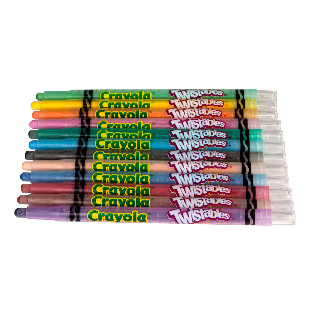 Crayola 52-8530 Pack Of 12 Assorted Twistable Crayons