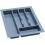 (400mm (330x430), Grey) Quality plastic cutlery trays UNI 1