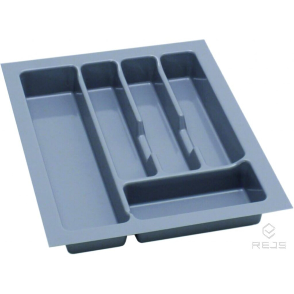 Rejs (400Mm (330X430), ) Quality Plastic Cutlery Trays Uni Grey