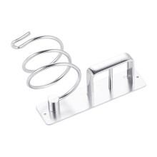 Metal Wall Mount Hair Dryer Holder Cupboard Straightener Storage Stand Rack Tool