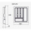 (450mm (380x430), Grey) Quality plastic cutlery trays UNI 2