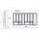 (900mm (830x430), White) Quality plastic cutlery trays UNI 2