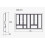 (800mm (730x430), Grey) Quality plastic cutlery trays UNI 2
