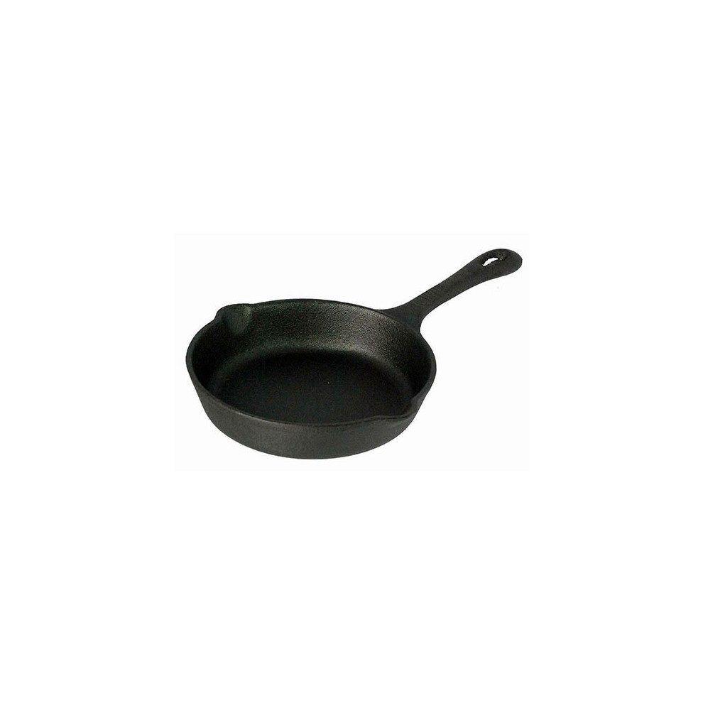 (20cm) Vintage Gourmet Pre-seasoned Cast Iron Skillet