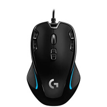 Logitech G300s Optical Ambidextrous Gaming Mouse - 9 Programmable Buttons, Onboard Memory